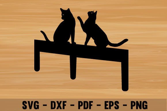 Cat Key Holder Laser Cut File