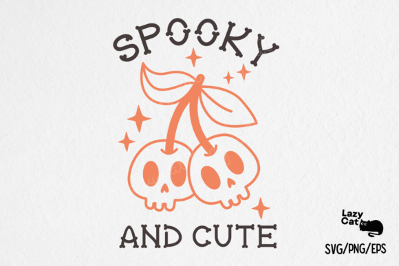 Halloween Cherry Skulls SVG