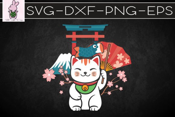 Japanese Lucky Cat Sakura Torii