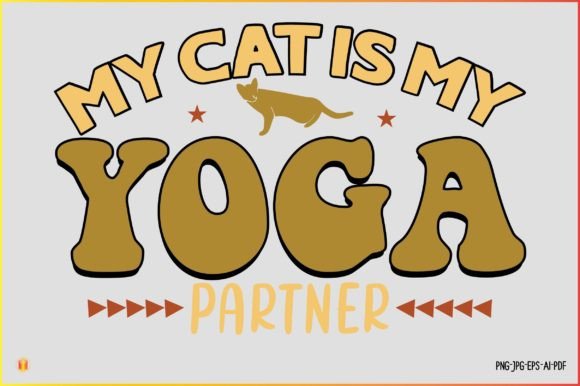 My Cat is My Yoga Partner, Funny Cat