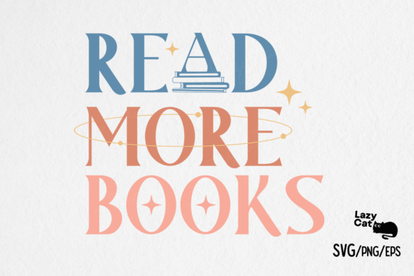 Read More Books SVG Design